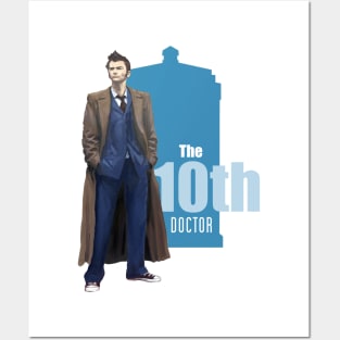 The 10th Doctor: David Tennant Posters and Art